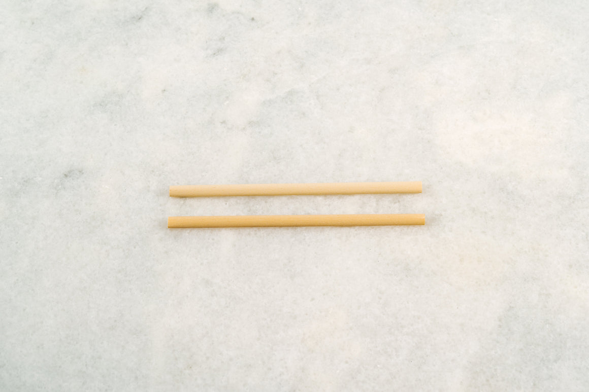 6mm Cocktail Cropmade Bamboo Fiber Straw - PACK (250 pcs, Unwrapped)