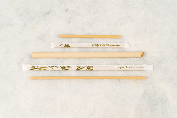 Sample Pack - Cropmade Bamboo Fiber Straws - Cropsticks Inc